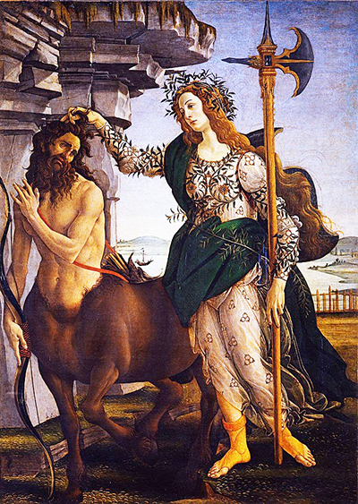 Pallas and the Centaur Sandro Botticelli